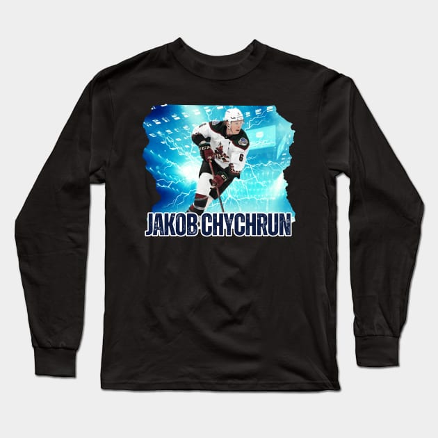 Jakob Chychrun Long Sleeve T-Shirt by Moreno Art